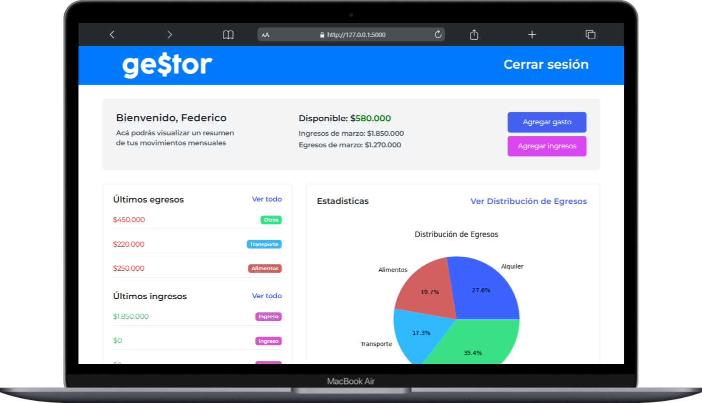 Ge$tor Screenshot 1
